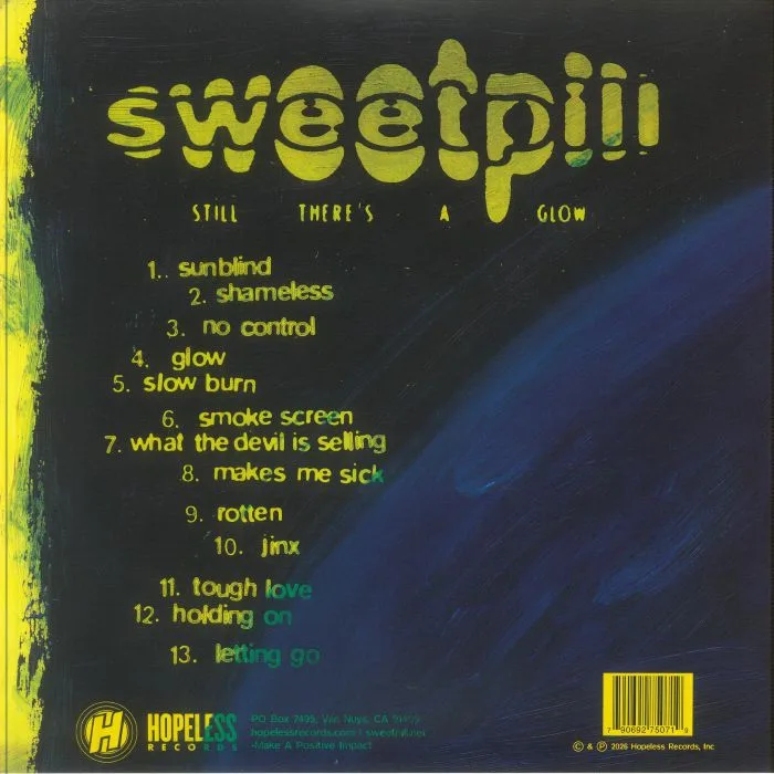 Back cover — SWEET PILL — Still There's A Glow