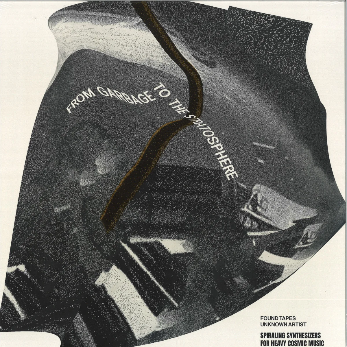 Лицевая сторона обложки — Unknown Artist — SPIRALING SYNTHESIZERS FOR HEAVY COSMIC MUSIC LP