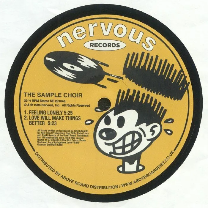Лицевая сторона обложки — The SAMPLE CHOIR — Feeling Lonely