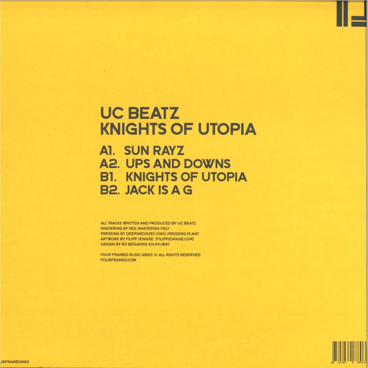 Обратная сторона обложки — Uc Beatz — KNIGHTS OF UTOPIA