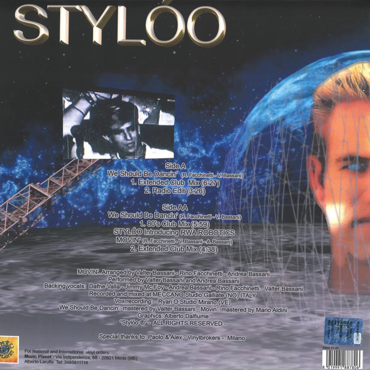 Back cover — Stylóo — WE SHOULD BE DANCIN