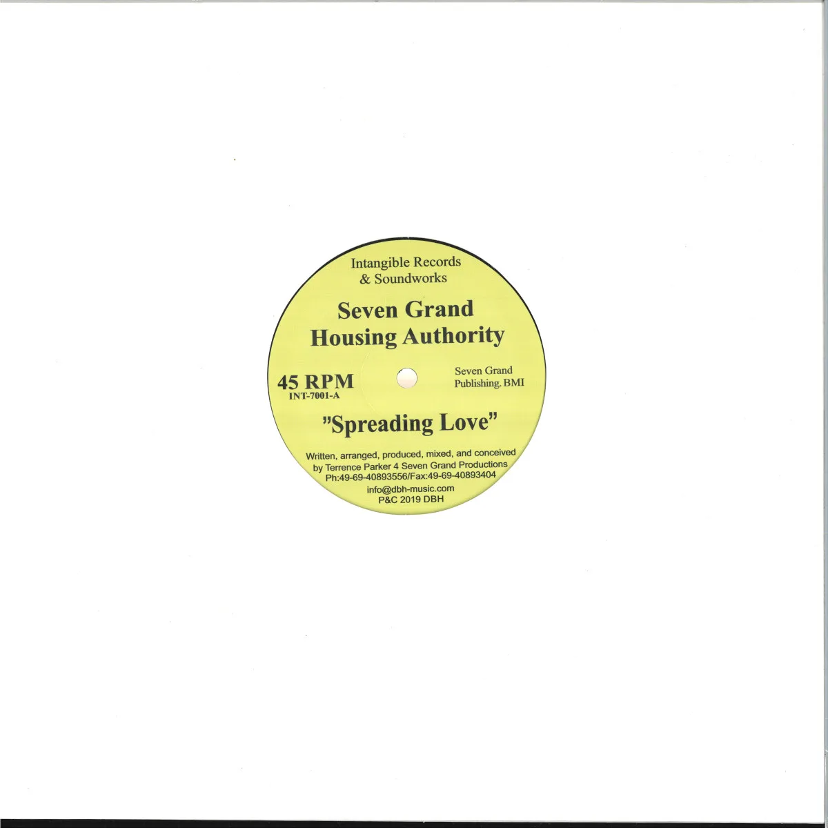 Back cover — Seven Grand Housing Authority — Love Spreading