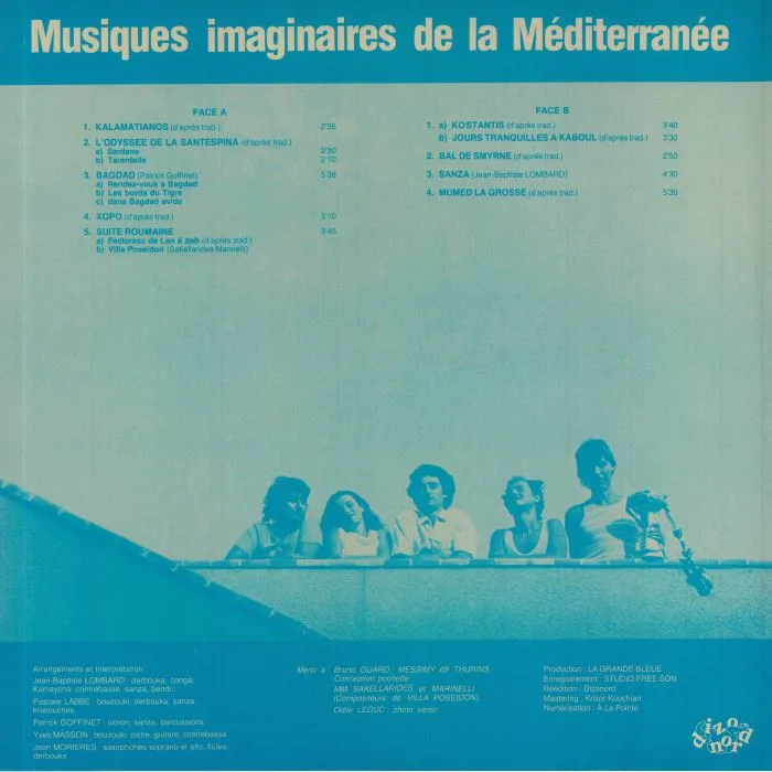 Обратная сторона обложки — LA GRANDE BLEUE — Musiques Imaginaires De La Mediterranee