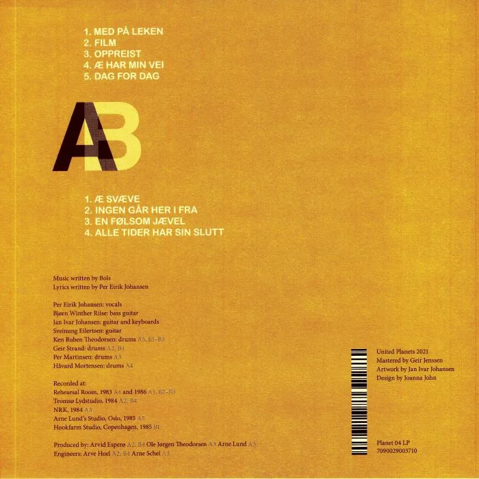 Back cover — BOLS — Film