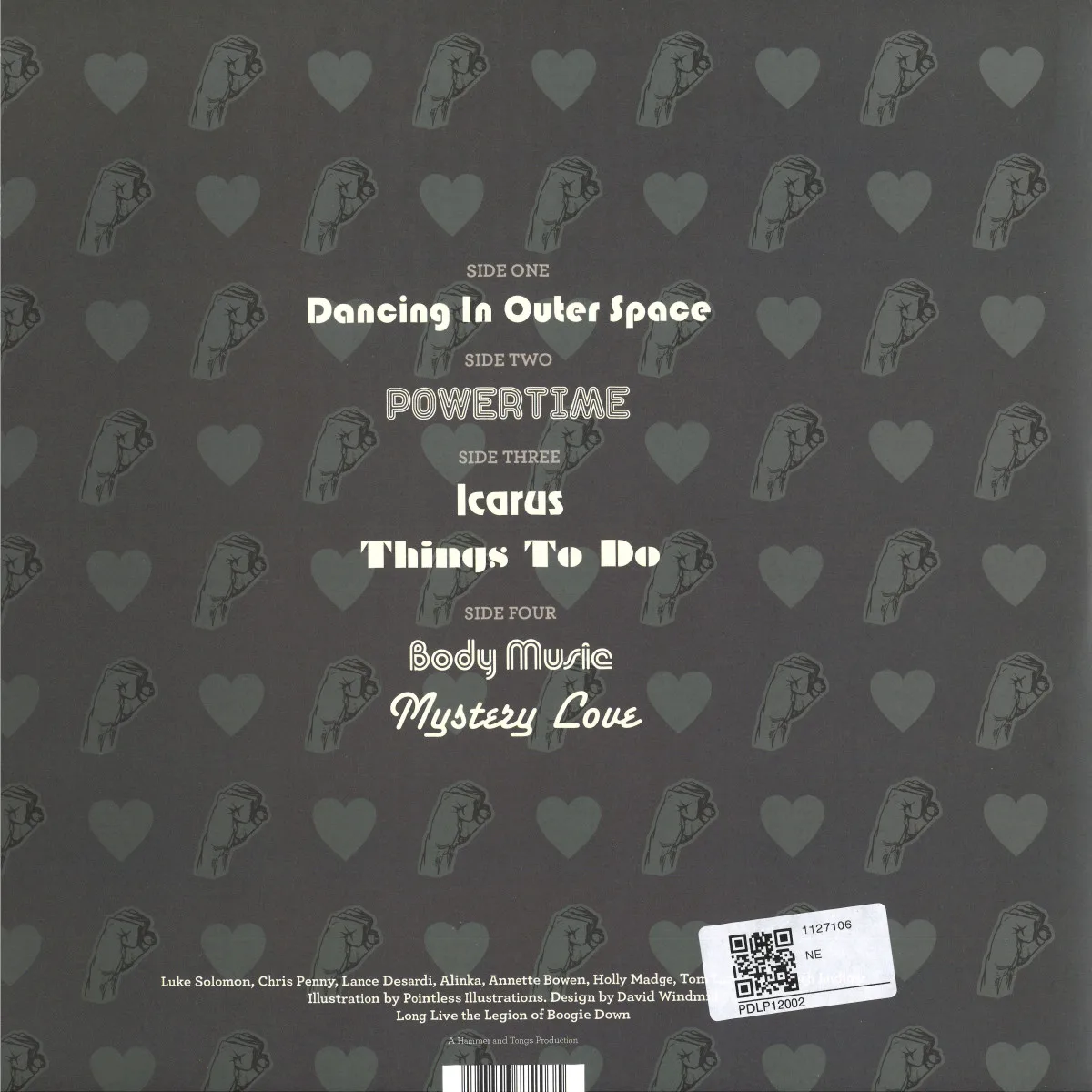 Обратная сторона обложки — Powerdance — Powerdance II LP (2x12")