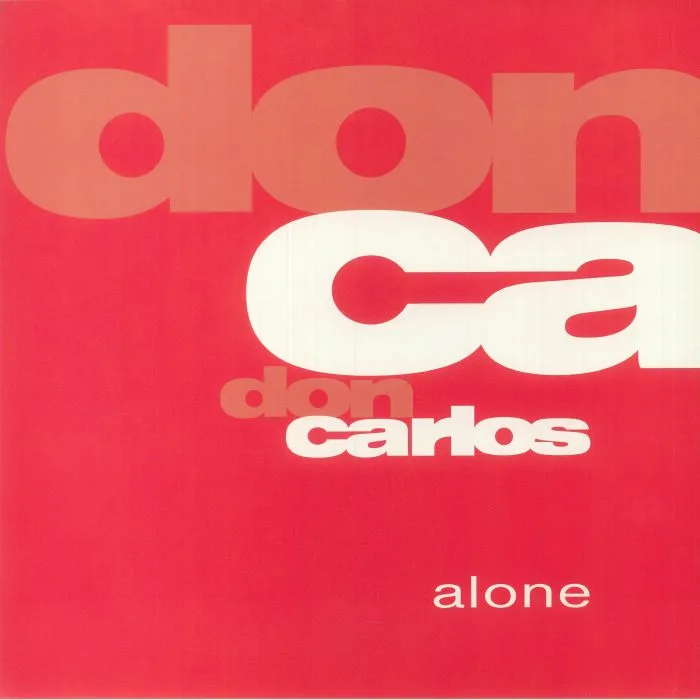 Лицевая сторона обложки — DON CARLOS — Alone