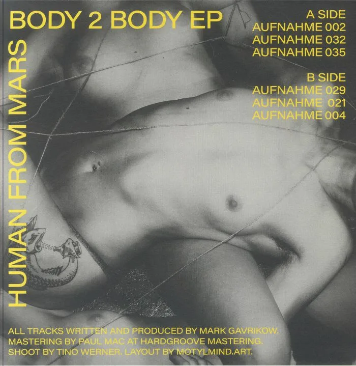 Обратная сторона обложки — Mark GAVRIKOW — Body 2 Body EP