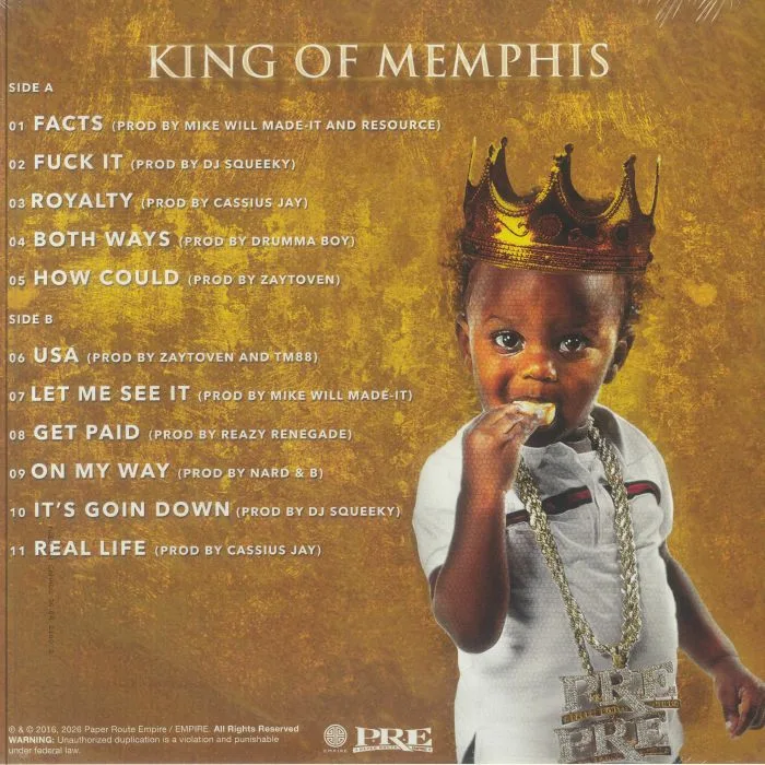 Обратная сторона обложки — YOUNG DOLPH — King Of Memphis (10th Anniversary Edition)