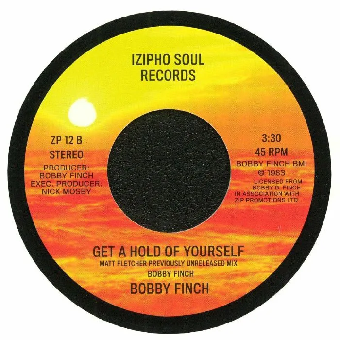 Back cover — Bobby FINCH — Get A Hold Of Yourself