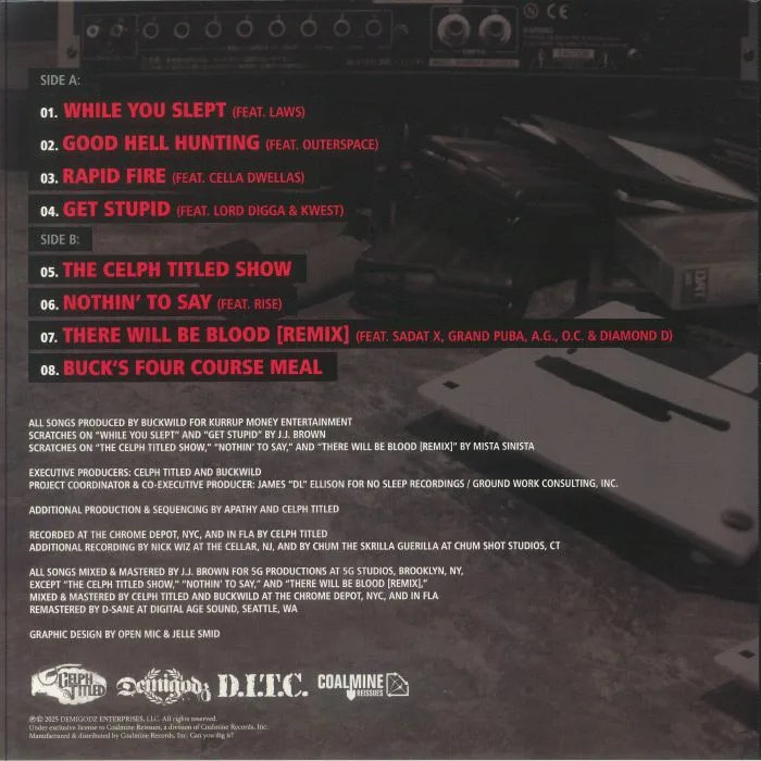 Обратная сторона обложки — CELPH TITLED — Nineteen Ninety More (reissue)