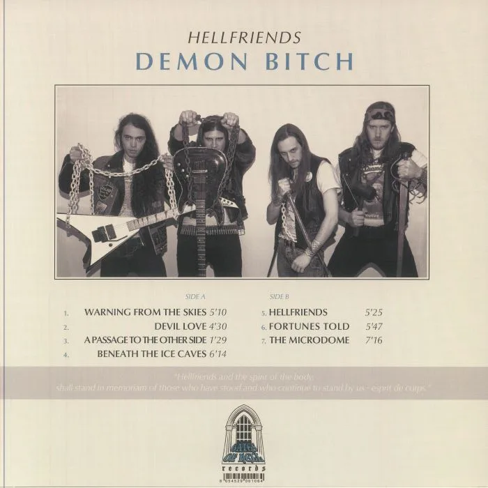 Back cover — DEMON BITCH — Hellfriends