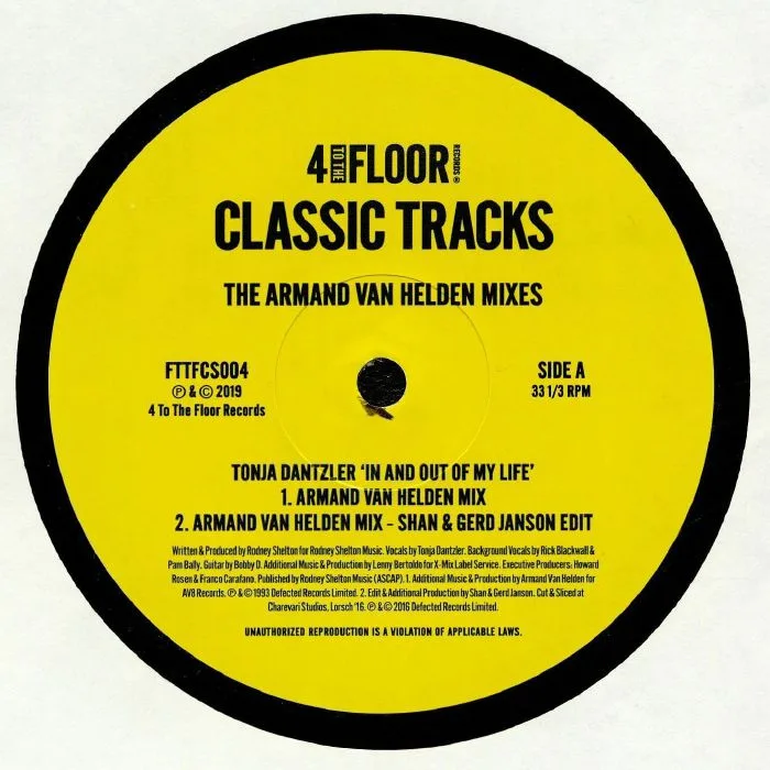 Лицевая сторона обложки — Tonja DANTZLER / GEOFFREY WILLIAMS / LEE WALKER / DJ DEEON — Classics Volume 3: The Armand Van Helden Mixes
