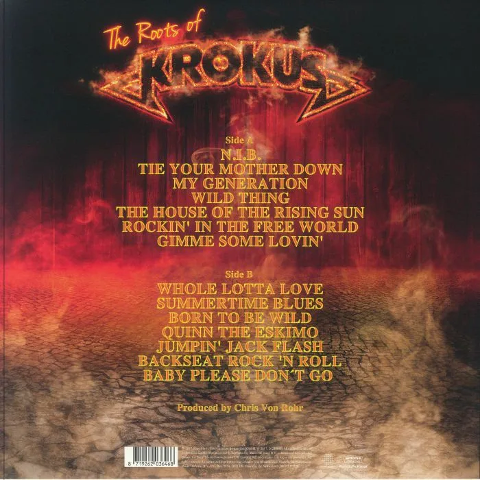 Обратная сторона обложки — KROKUS — Big Rocks (reissue)
