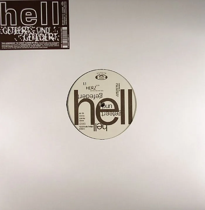Front cover — DJ HELL — Geteert & Gefedert
