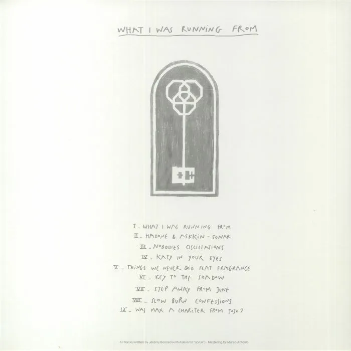 Back cover — HADONE — What I Was Running From