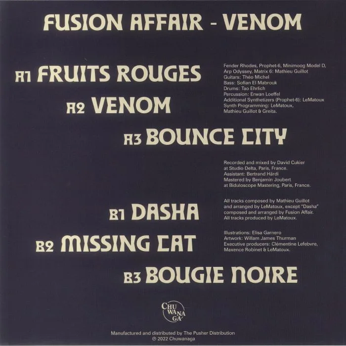 Back cover — FUSION AFFAIR — Venom