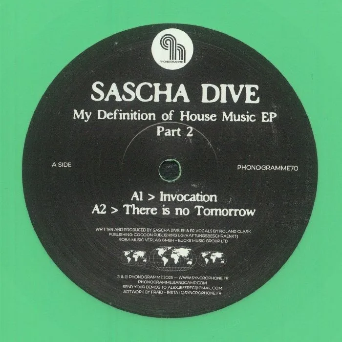 Front cover — Sascha DIVE — My Definition Of House Music Vol 2