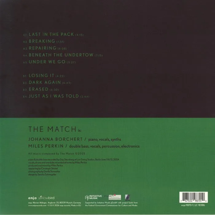 Back cover — Johanna BORCHERT / MILES PERKIN — The Match