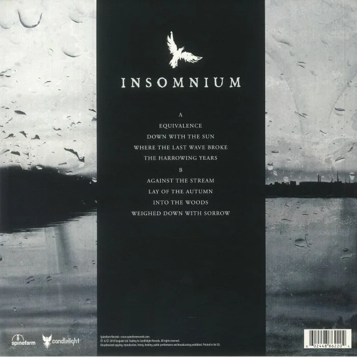 Back cover — INSOMNIUM — Across The Dark