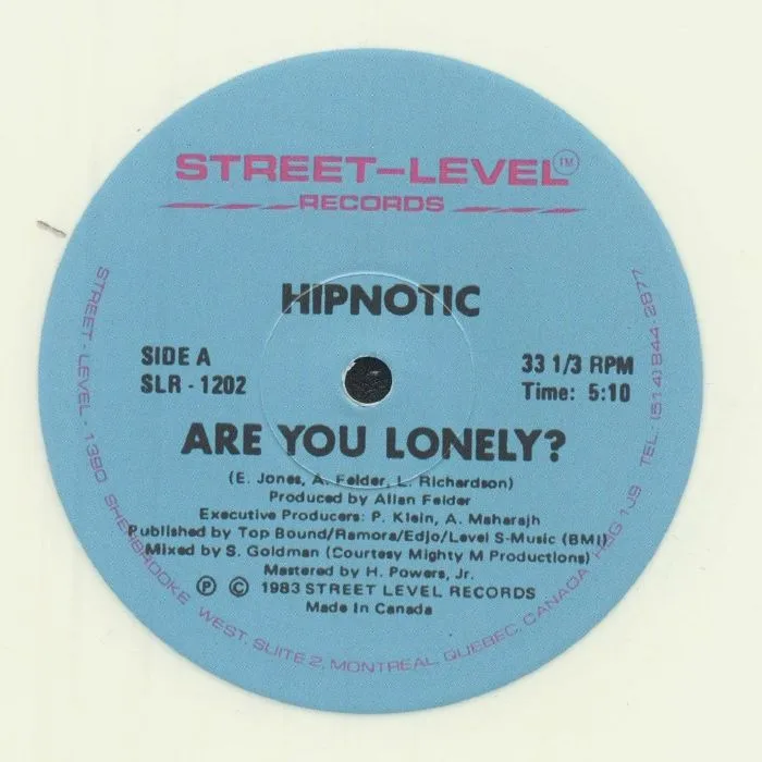 Front cover — HIPNOTIC — Are You Lonely?