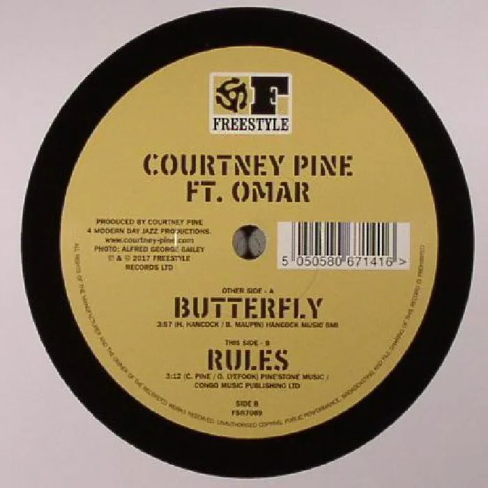 Back cover — Courtney PINE feat OMAR — Butterfly