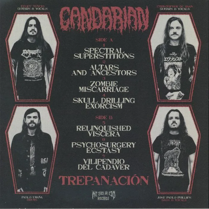 Back cover — CANDARIAN — Trepanacion