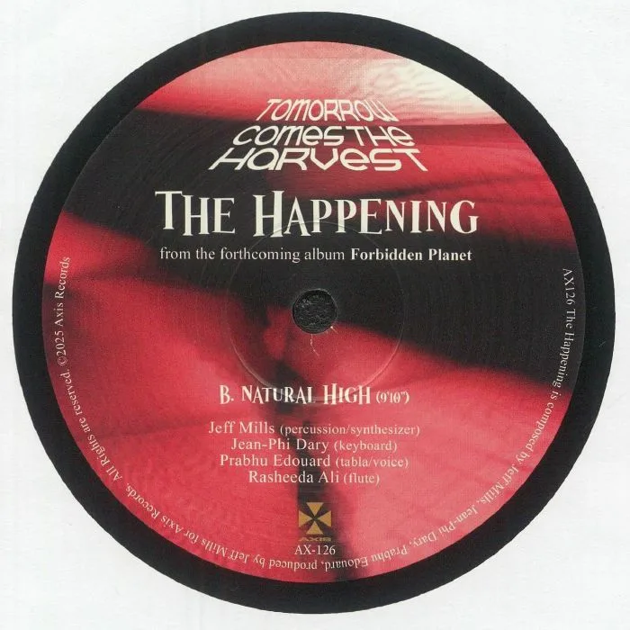 Обратная сторона обложки — TOMORROW COMES THE HARVEST — The Happening