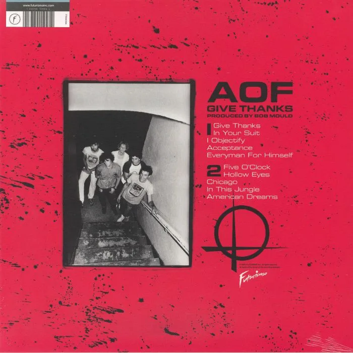 Back cover — ARTICLES OF FAITH — Give Thanks (reissue)