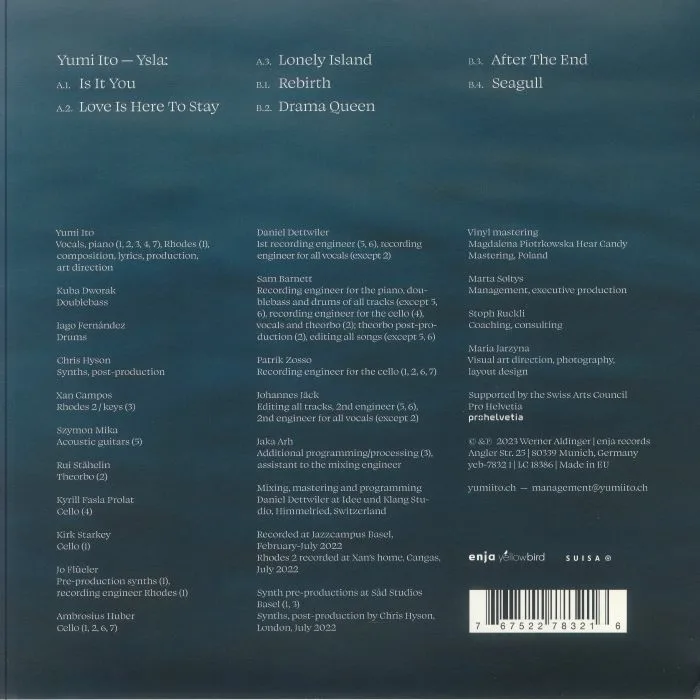 Back cover — Yumi ITO — Ysla