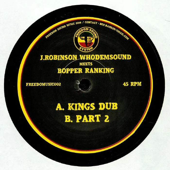 J ROBINSON / WHODEMSOUND meets BOPPER RANKING — Kings Dub