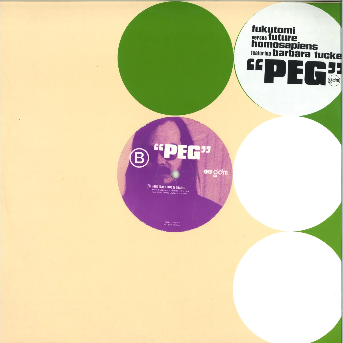 Front cover — Fukutomi* Versus Future Homosapiensfeat.Barbara Tucker — Peg