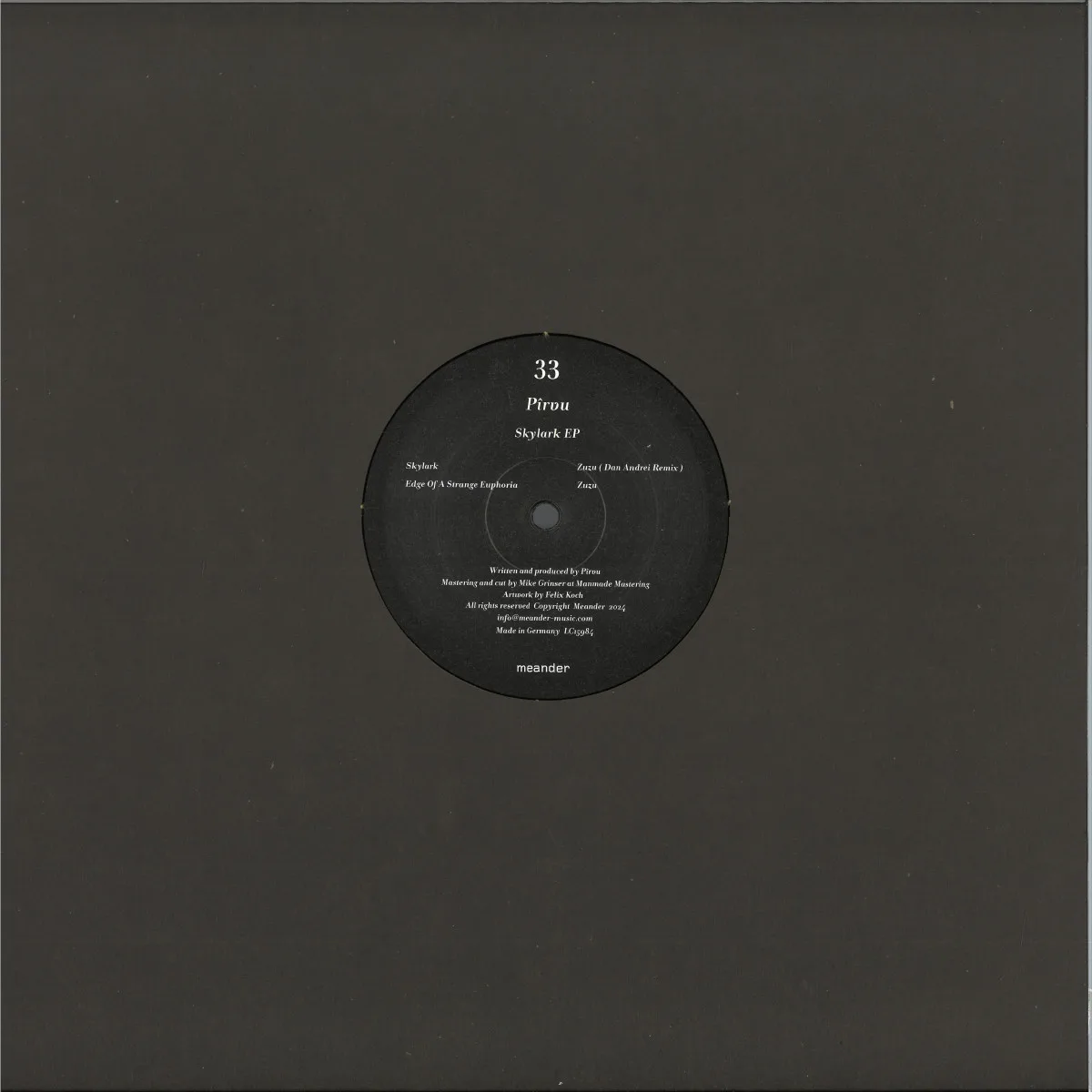 Pîrvu — Skylark EP