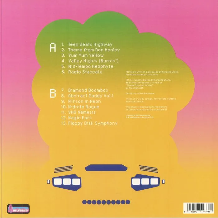 Back cover — HOLOGRAM TEEN — Day Glo Chaos