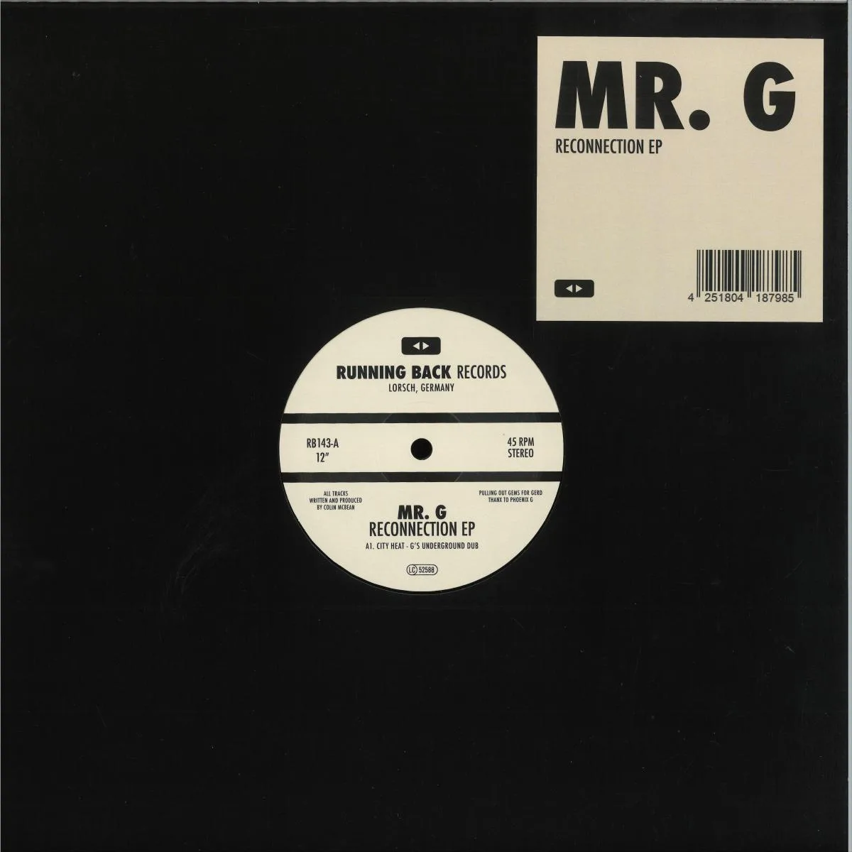 Front cover — Mr. G — Reconnection