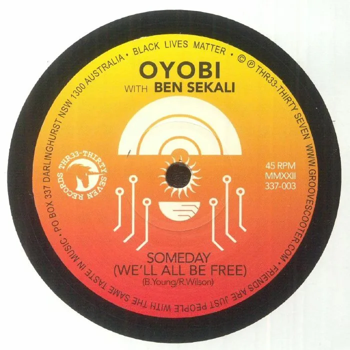 Front cover — OYOBI — Someday (We'll All Be Free)