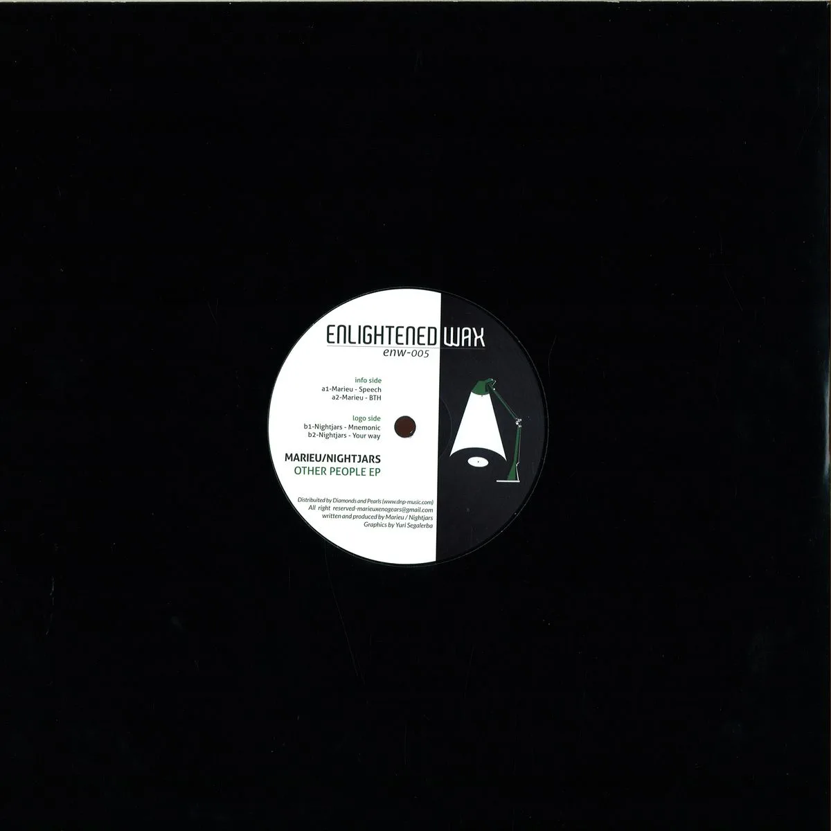 Back cover — Marieu/Nightjars — Other People E.p.