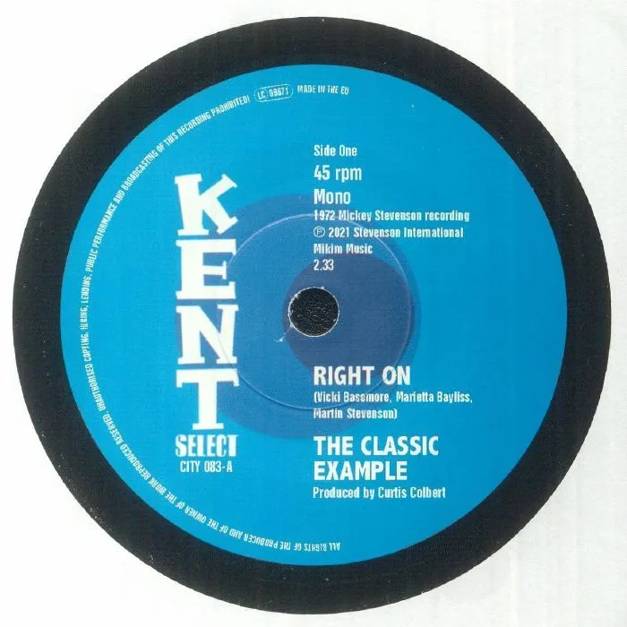 The CLASSIC EXAMPLE — Right On