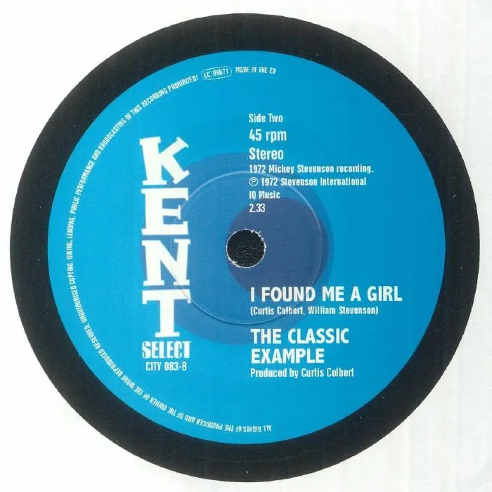 Back cover — The CLASSIC EXAMPLE — Right On