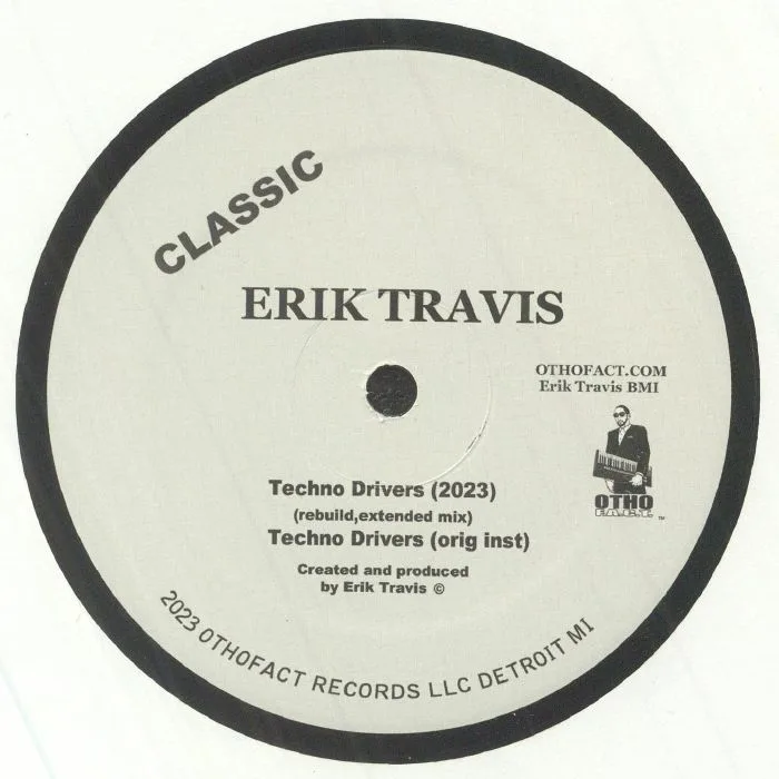 Лицевая сторона обложки — Erik TRAVIS — Techno Drivers (reissue)