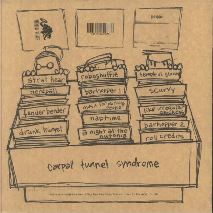Обратная сторона обложки — KID KOALA — Carpal Tunnel Syndrome (25th Anniversary Edition)