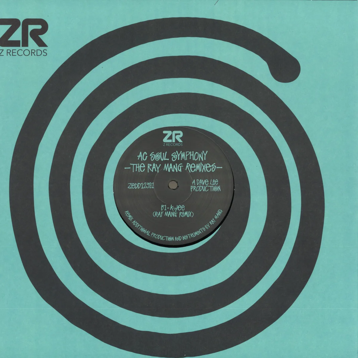Обратная сторона обложки — Ac Soul Symphony — The Ray Mang remixes Z Records
