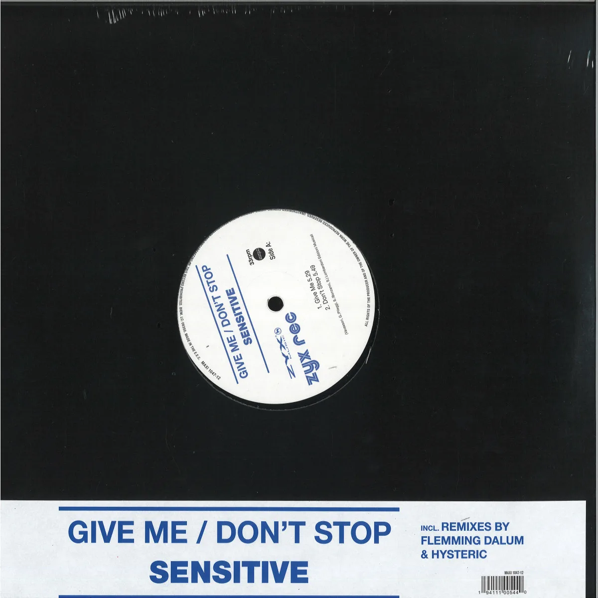 Sensitive — GIVE ME / DON'T STOP