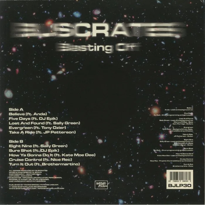 Back cover — BUSCRATES — Blasting Off