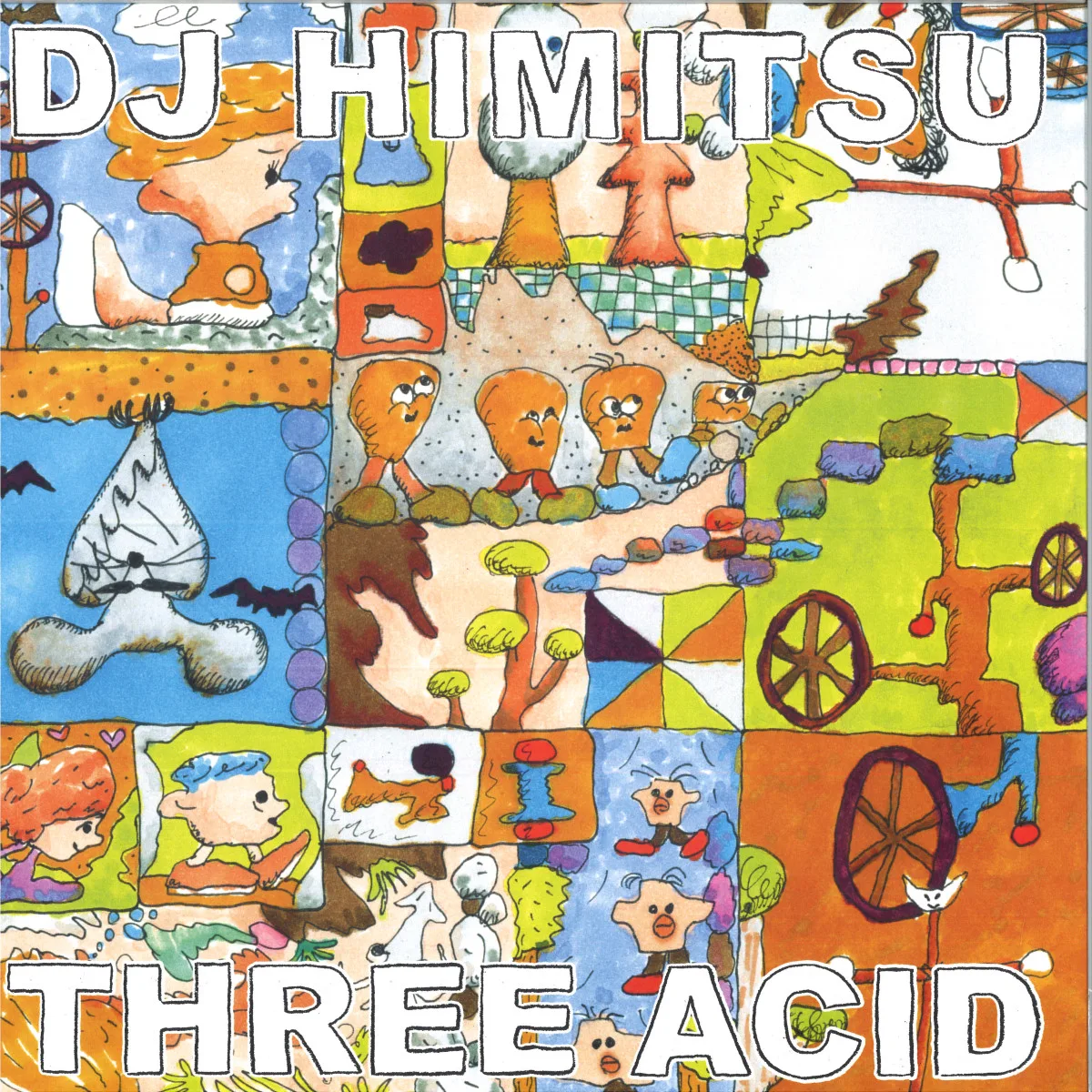 Лицевая сторона обложки — Dj Himitsu — THREE ACID EP