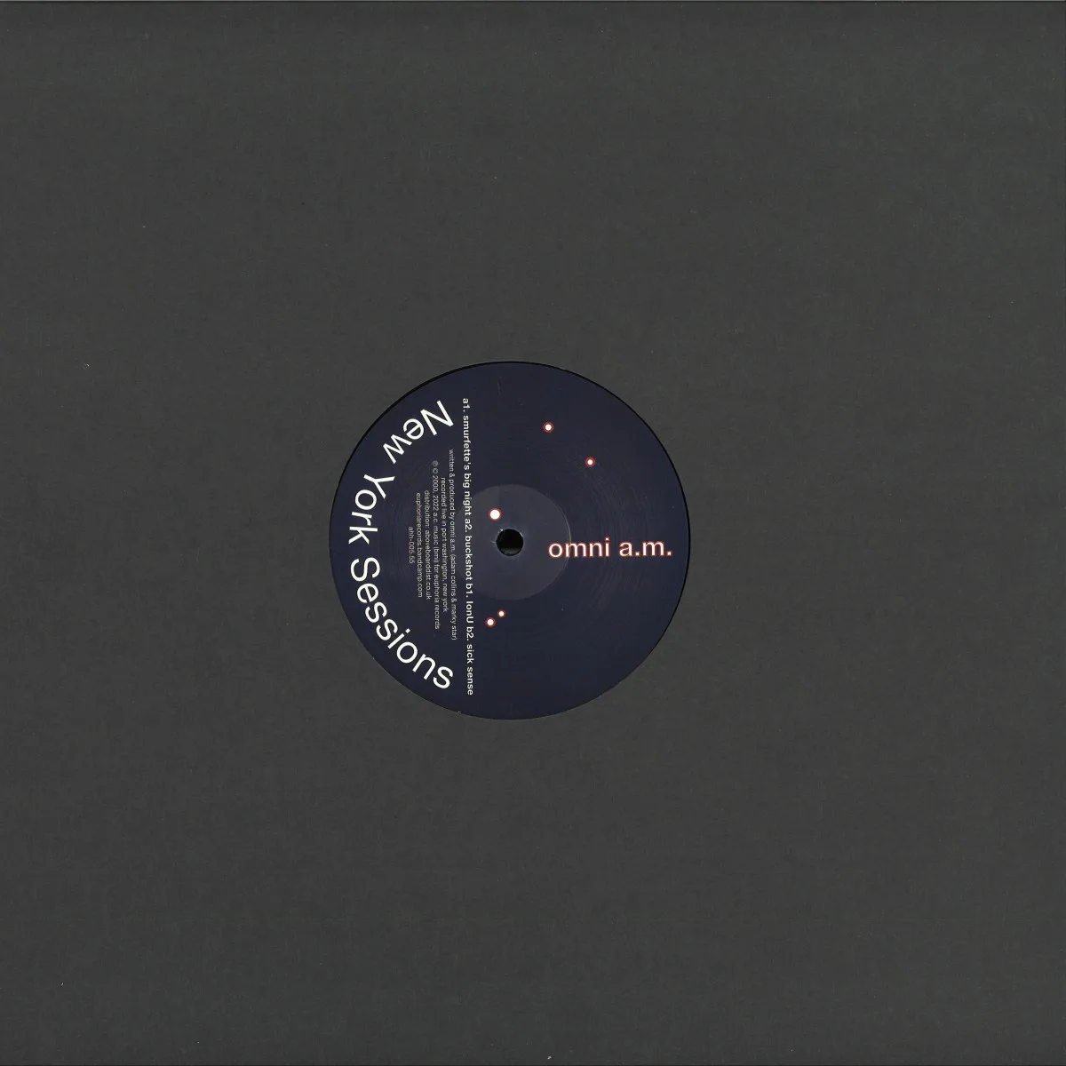Обратная сторона обложки — Omni A.m. — New York Sessions EP