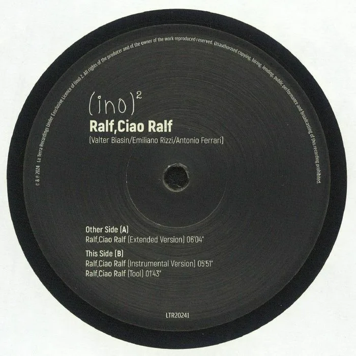 Обратная сторона обложки — INO2 — Ralf Ciao Ralf (B-STOCK)