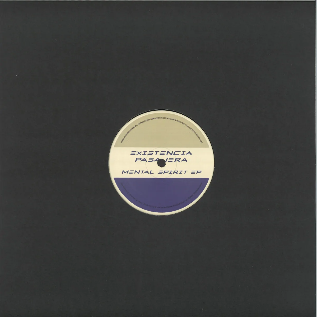 Back cover — Existencia Pasajera&Mati F&Dismal — Mental Spirit EP