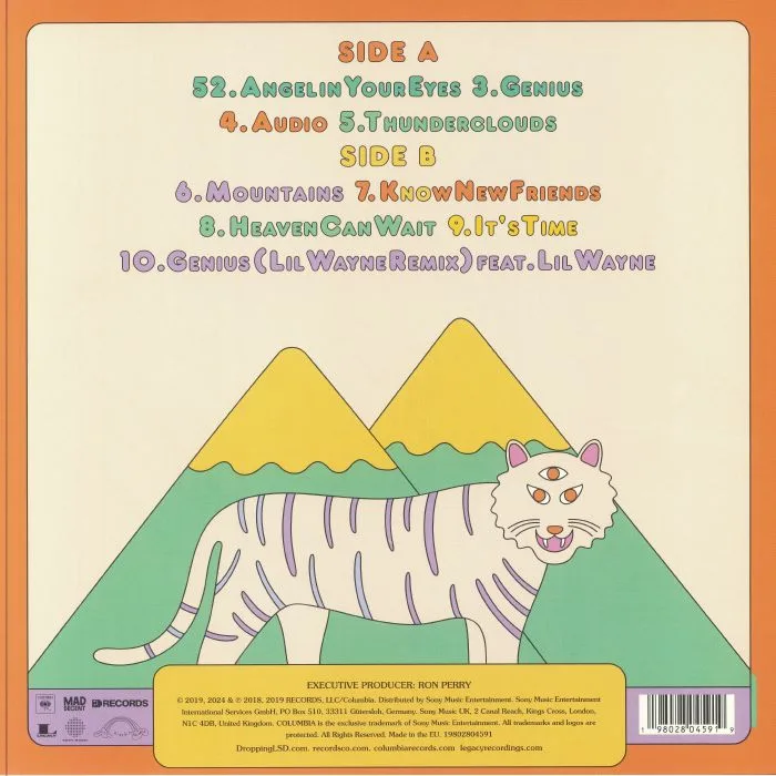 Back cover — LABRINTH / SIA / DIPLO present LSD — LSD (5th Anniversary Edition)