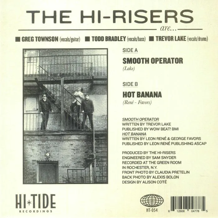 Back cover — The HI RISERS — Smooth Operator