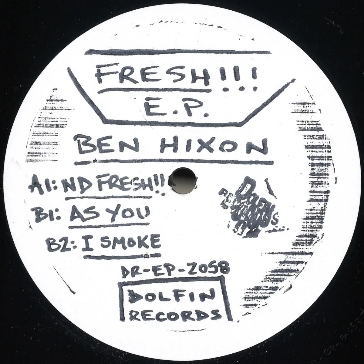 Лицевая сторона обложки — Ben Hixon — Fresh!!! EP